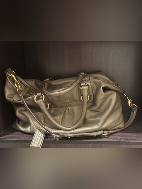 Coach Ashley Satchel Bronze